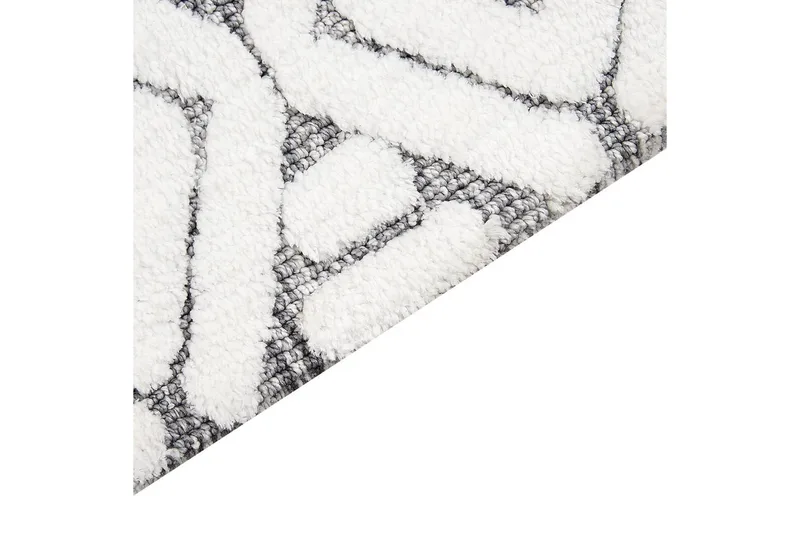 Teppe Sibi - Hvit, Grå, 300x400 cm - Tekstiler - Tepper & Matter - Flatvevde tepper