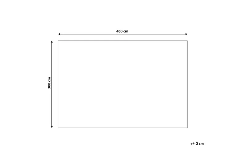 Teppe Sibi - Hvit, Grå, 300x400 cm - Tekstiler - Tepper & Matter - Store tepper