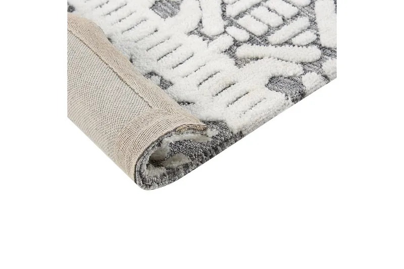 Teppe Sibi - Hvit, Grå, 300x400 cm - Tekstiler - Tepper & Matter - Flatvevde tepper