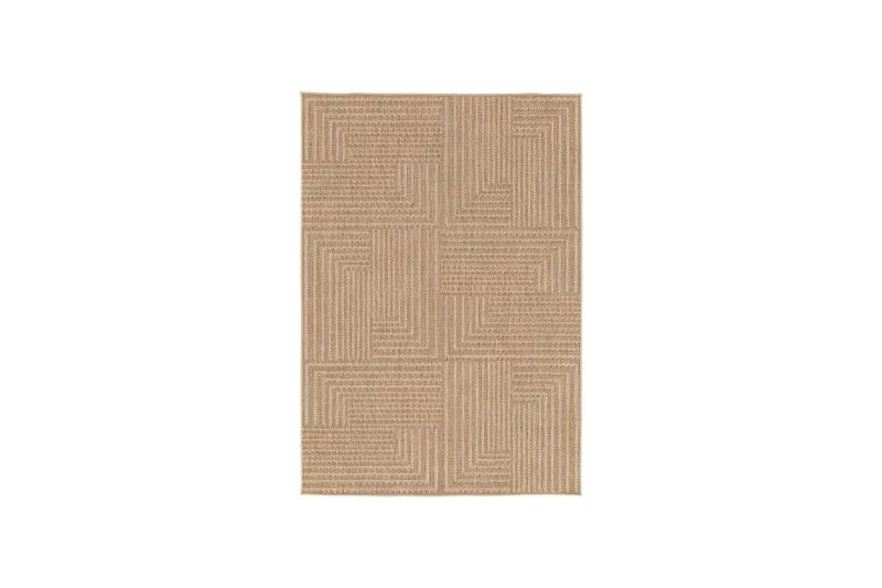 Tepper Hillerstorp Belle uteplassmatte 160x230 cm Beigebrun, Beigebrun