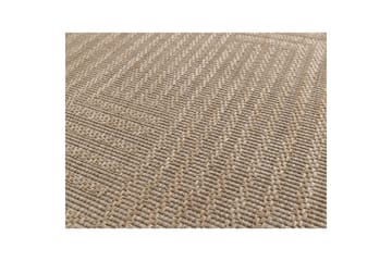 Tepper Hillerstorp Belle uteplassmatte 160x230 cm Beigebrun - Beigebrun - Tekstiler - Tepper & Matter - Utendørstepper