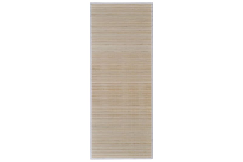 Tepper i naturlig bambus rektangulr 2 stk 120x180 cm - Beige - Tepper & Matter