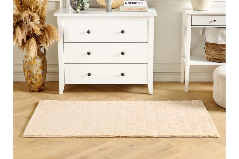 Thatta Skinnteppe 80x150 cm - Beige - Tekstiler - Tepper & Matter - Skinn & pelstepper