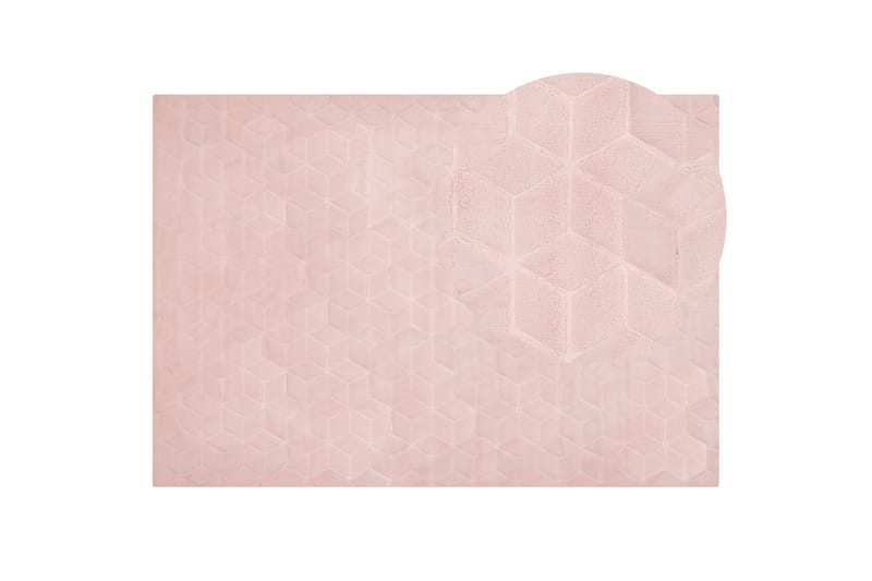 Thatta Skinnteppe 80x150 cm - Rosa - Tekstiler - Tepper & Matter - Skinn & pelstepper