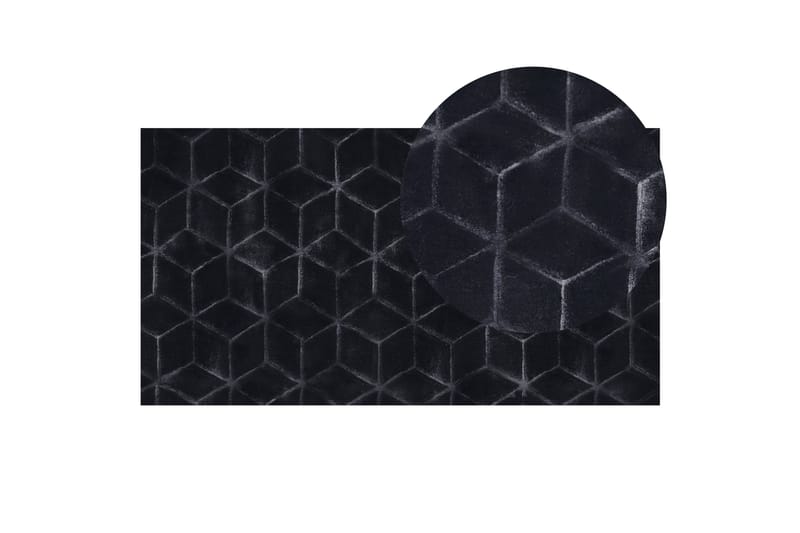 Thatta Skinnteppe 80x150 cm - Svart - Tekstiler - Tepper & Matter - Skinn & pelstepper