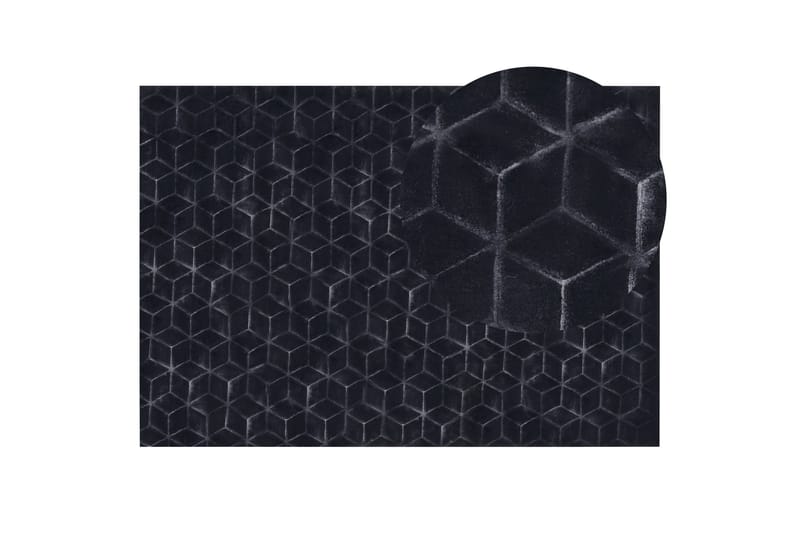 Thatta Skinnteppe 80x150 cm - Svart - Tekstiler - Tepper & Matter - Skinn & pelstepper