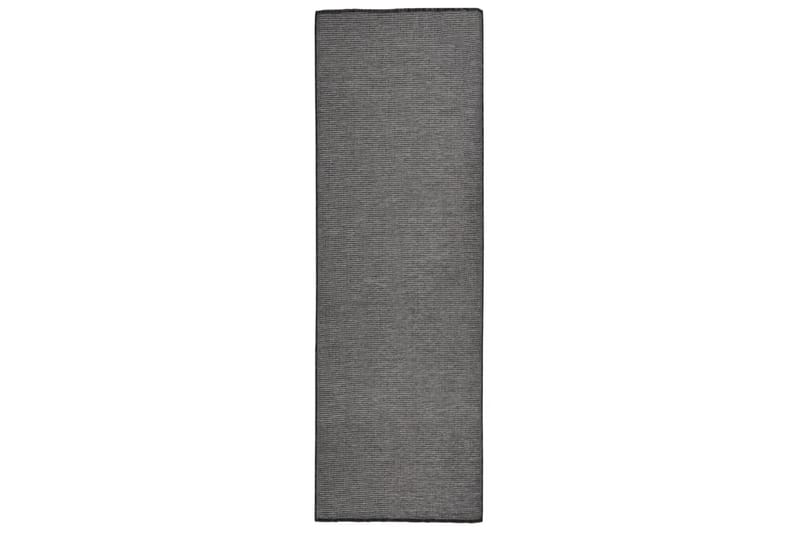 Utendørs flatvevd teppe 80x250 cm grå - Grå - Tekstiler - Tepper & Matter - Utendørstepper
