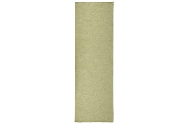Utendørs flatvevd teppe 80x250 cm grønn - grønn - Tekstiler - Tepper & Matter - Utendørstepper