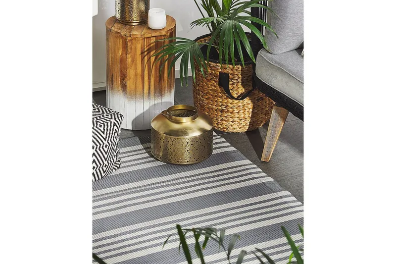 Utendørs matte Delhi - Grå - Tekstiler - Tepper & Matter - Utendørstepper