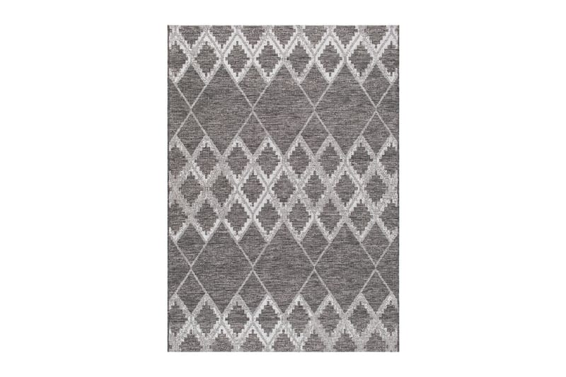 Athena Kilim Utendørsmatte 160x230 cm - Grå - Utendørstepper