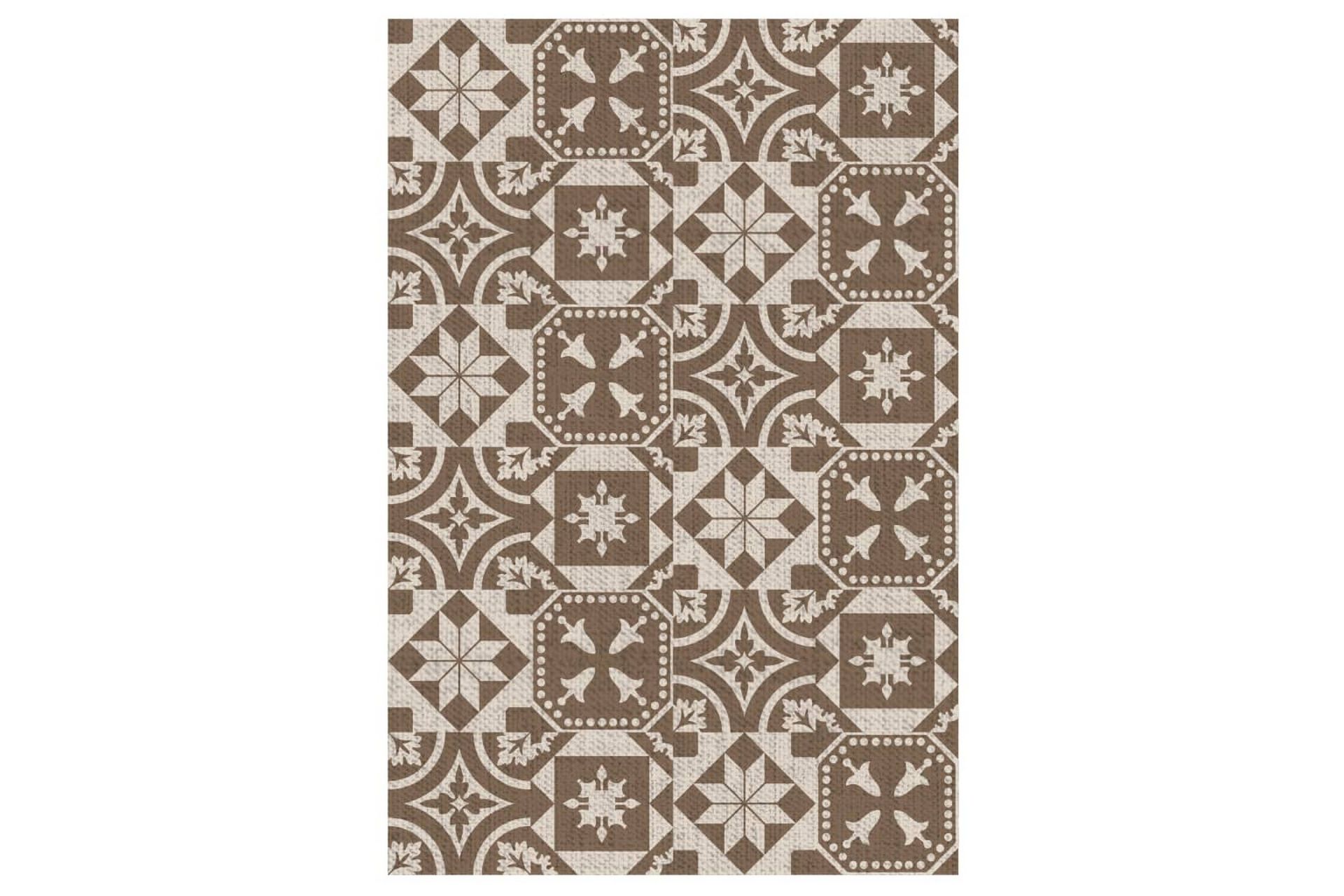 Esschert Design Uteppe 182x122 cm portugisiske fliser - Brun - Tekstiler - Tepper & Matter - Utendørstepper