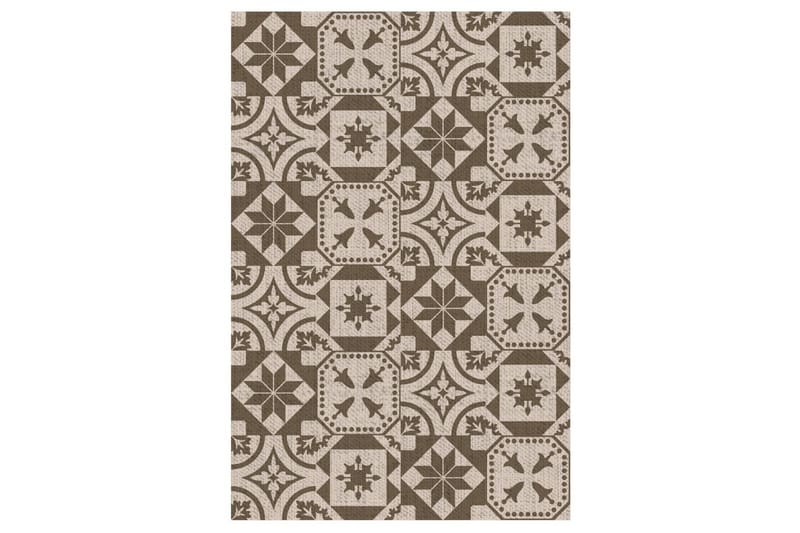 Esschert Design Uteppe 182x122 cm portugisiske fliser - Brun - Utendørstepper