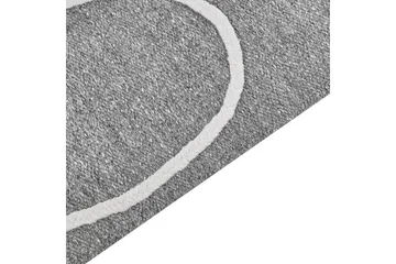 Flatvevd Yavu - Grå, hvit, 140x200 cm - Tekstiler - Tepper & Matter - Utendørstepper - Balkongmatte