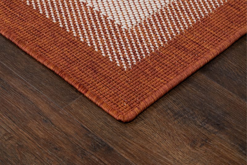 Havanna Frame Utendørsmatte 160x230 cm - Cayenne - Tekstiler - Tepper & Matter - Utendørstepper