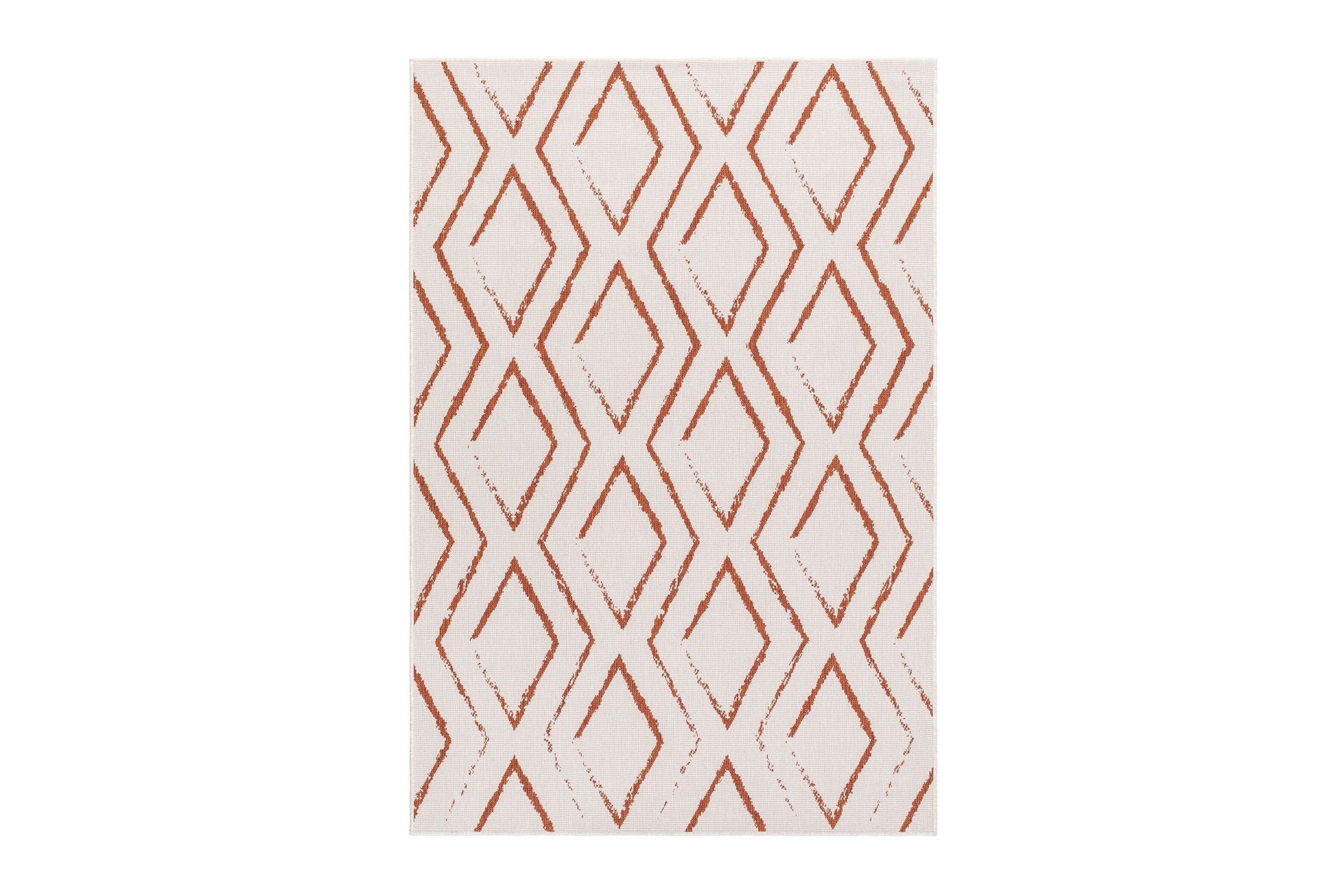 Havanna Romb Utendørsmatte 160x230 cm - Cayenne - Tekstiler - Tepper & Matter - Utendørstepper