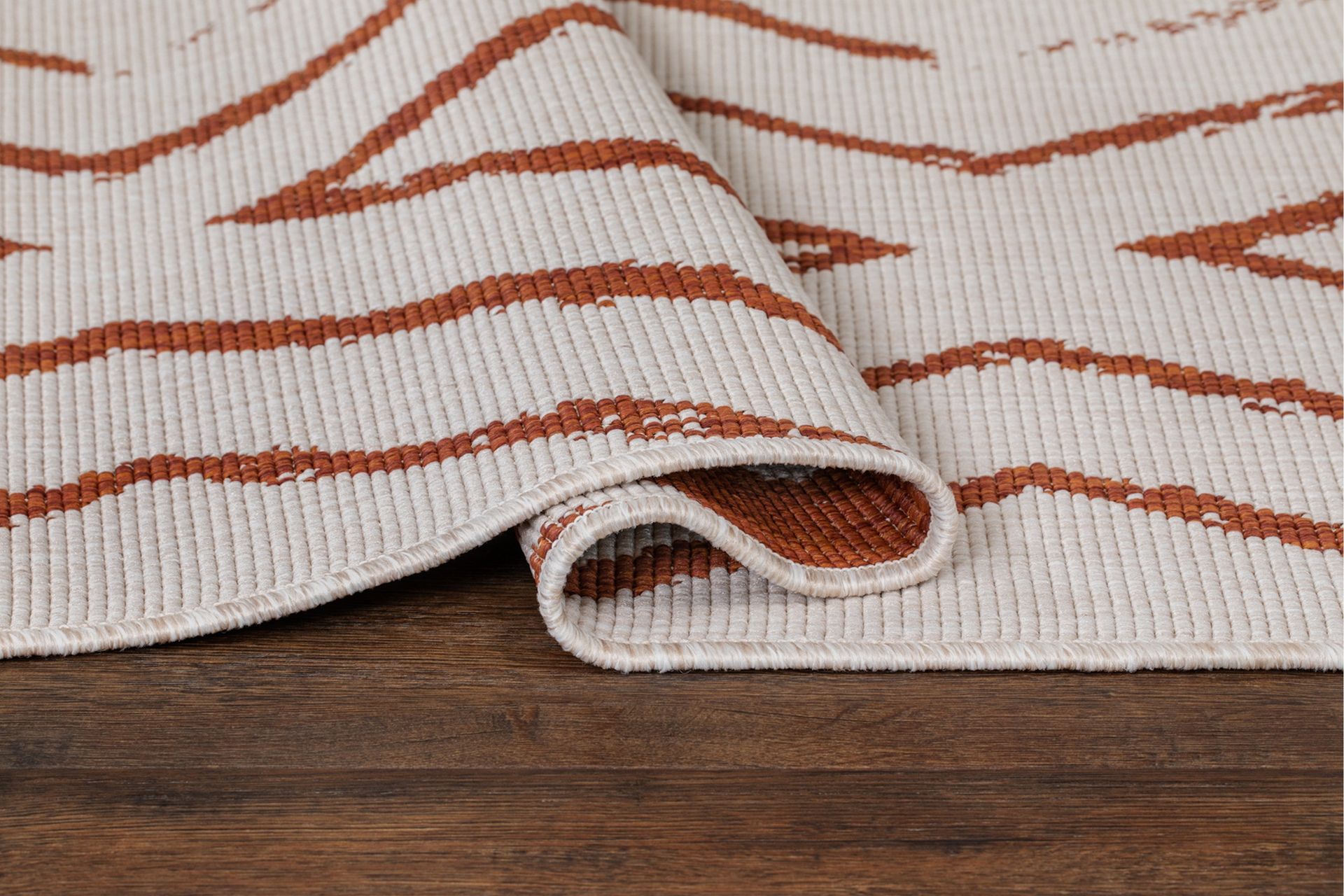 Havanna Romb Utendørsmatte 160x230 cm - Cayenne - Tekstiler - Tepper & Matter - Utendørstepper