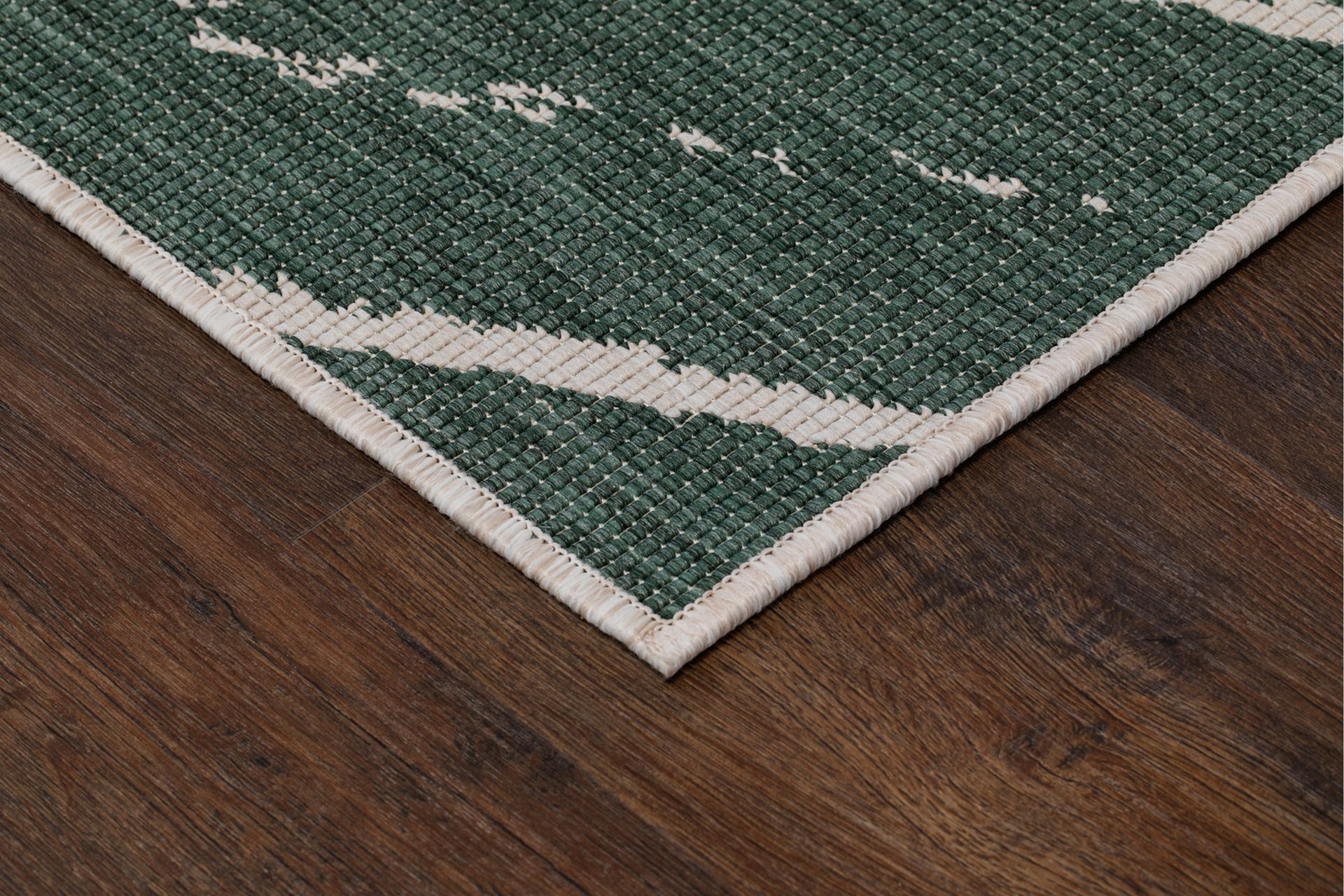 Havanna Romb Utendørsmatte 160x230 cm - Grønn - Tekstiler - Tepper & Matter - Utendørstepper