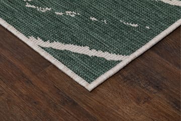Havanna Romb Utendørsmatte 160x230 cm - Grønn - Tekstiler - Tepper & Matter - Utendørstepper