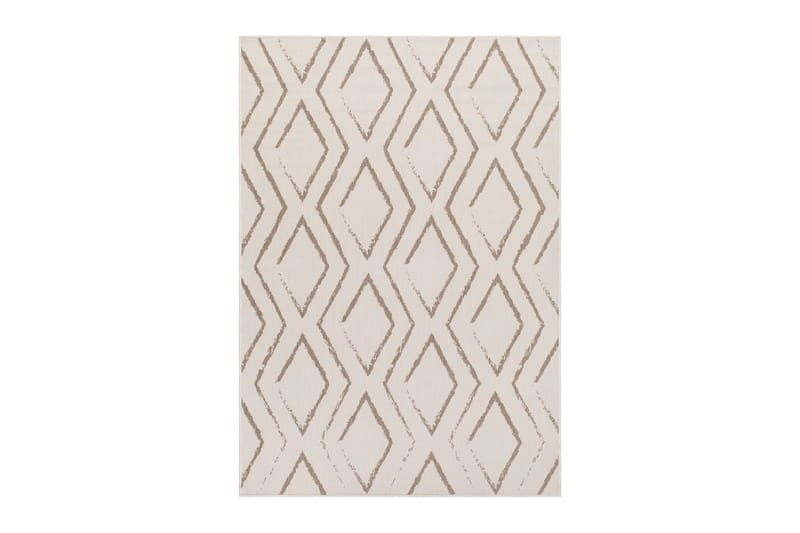 Havanna Romb Utendørsmatte 160x230 cm - Linbeige - Tekstiler - Tepper & Matter - Utendørstepper