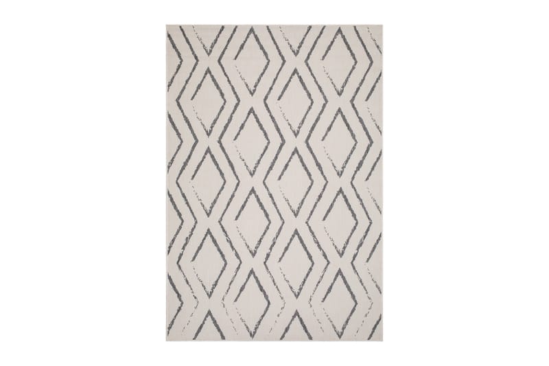 Havanna Romb Utendørsmatte 160x230 cm - Sølv - Tekstiler - Tepper & Matter - Utendørstepper
