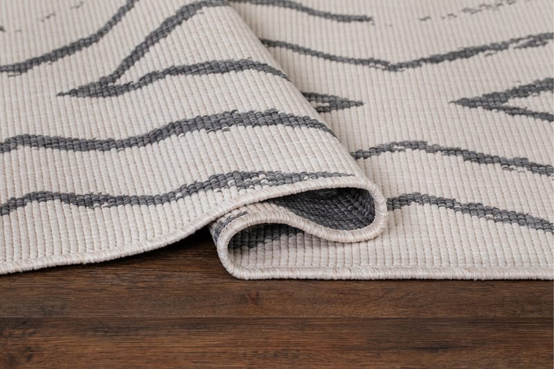 Havanna Romb Utendørsmatte 160x230 cm - Sølv - Tekstiler - Tepper & Matter - Utendørstepper
