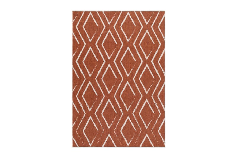 Havanna Romb Utendørsmatte 200x290 cm - Cayenne - Tekstiler - Tepper & Matter - Utendørstepper