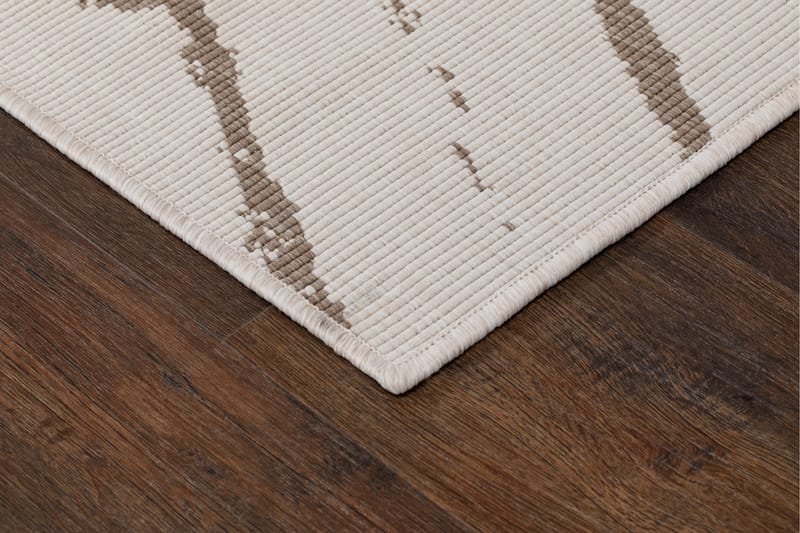 Havanna Romb Utendørsmatte 200x290 cm - Linbeige - Tekstiler - Tepper & Matter - Utendørstepper