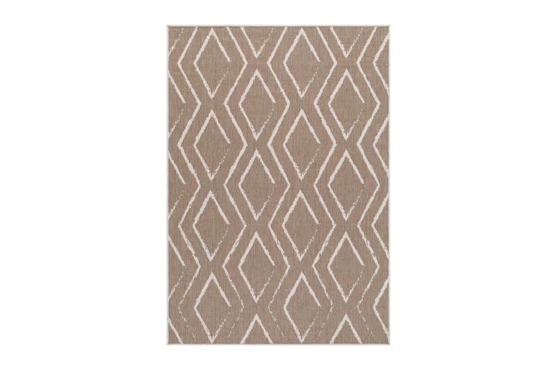 Havanna Romb Utendørsmatte 200x290 cm - Linbeige - Utendørstepper