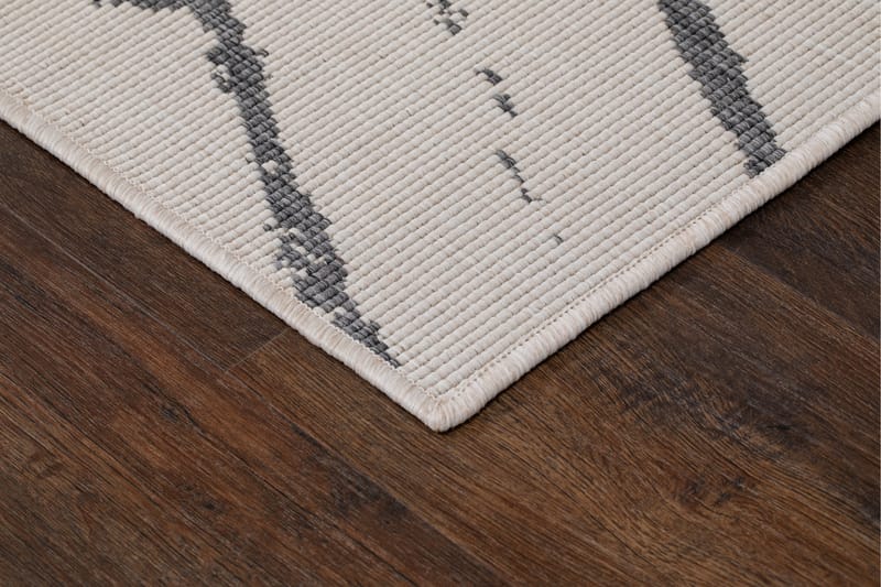Havanna Romb Utendørsmatte 200x290 cm - Sølv - Tekstiler - Tepper & Matter - Utendørstepper