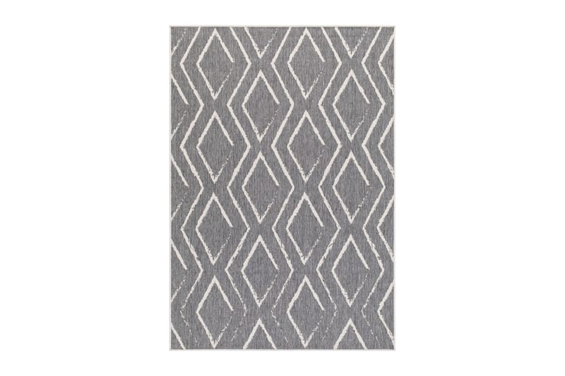 Havanna Romb Utendørsmatte 200x290 cm - Sølv - Tekstiler - Tepper & Matter - Utendørstepper