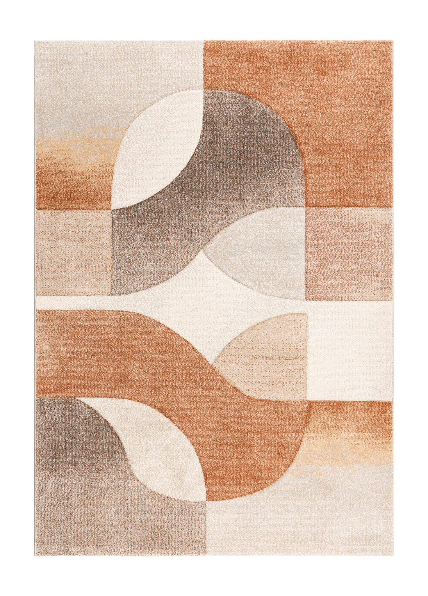 Maskinvevd teppe KM Home Brilliance Shape 140x200 cm Rust - rust