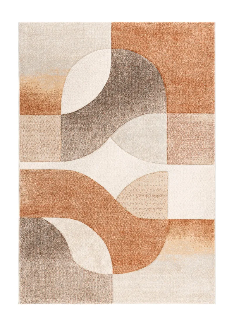 Maskinvevd teppe KM Home Brilliance Shape 140x200 cm Rust, rust