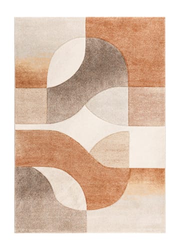 Maskinvevd teppe KM Home Brilliance Shape 160x230 cm Rust - rust - Tekstiler - Tepper & Matter - Utendørstepper - Plasttepper