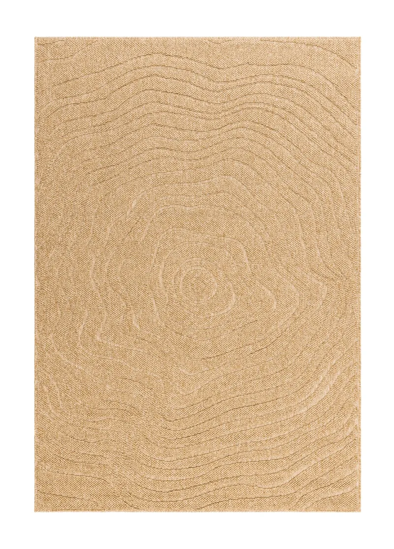 Maskinvevd teppe KM Home Capri Modern 160x230 cm Jute, Jute