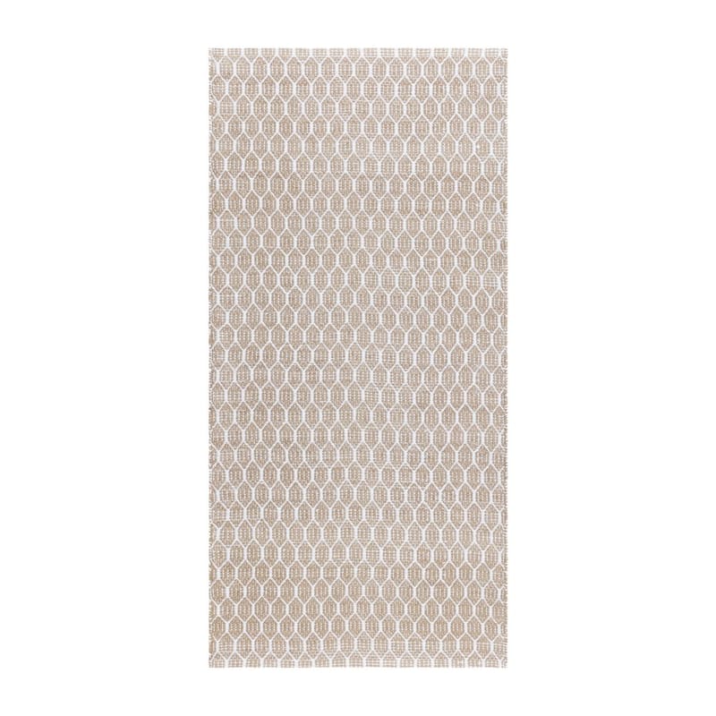 Plastteppe Hilma Link - 150x220 cm, Lin - Tekstiler - Tepper & Matter - Utendørstepper - Plasttepper