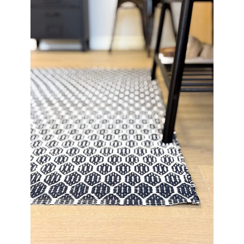 Plastteppe Hilma Link - 70x150 cm, Blå - Tekstiler - Tepper & Matter - Utendørstepper - Plasttepper