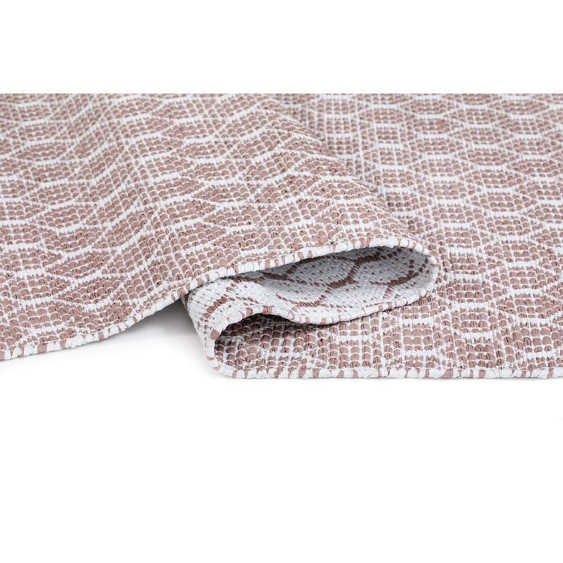 Plastteppe Hilma Link - 70x200 cm, Rosa - Tekstiler - Tepper & Matter - Utendørstepper - Plasttepper