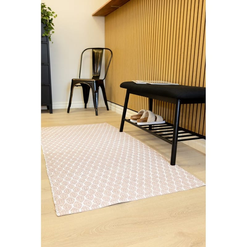 Plastteppe Hilma Link - 70x200 cm, Rosa - Tekstiler - Tepper & Matter - Utendørstepper - Plasttepper