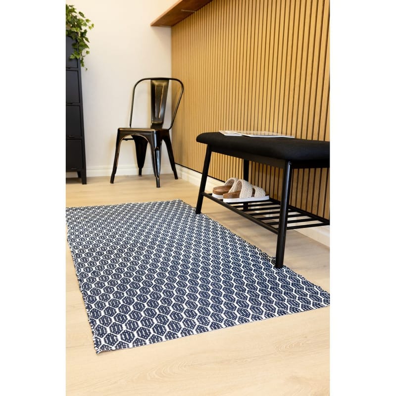 Plastteppe Hilma Link - 70x300 cm, Blå - Tekstiler - Tepper & Matter - Utendørstepper - Plasttepper