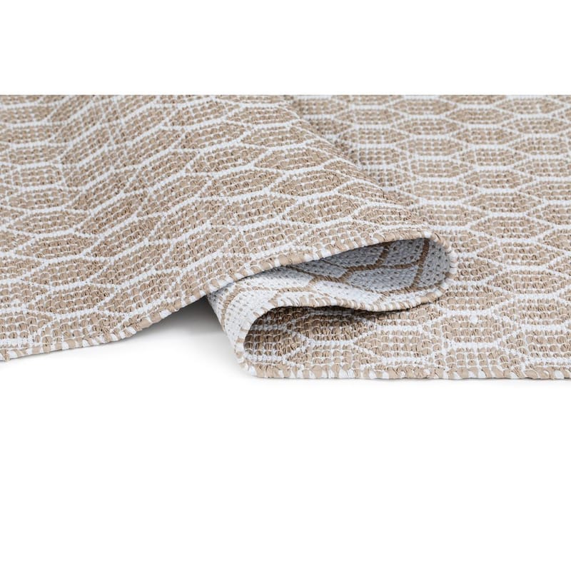 Plastteppe Hilma Link - 70x300 cm, Lin - Tekstiler - Tepper & Matter - Utendørstepper - Plasttepper