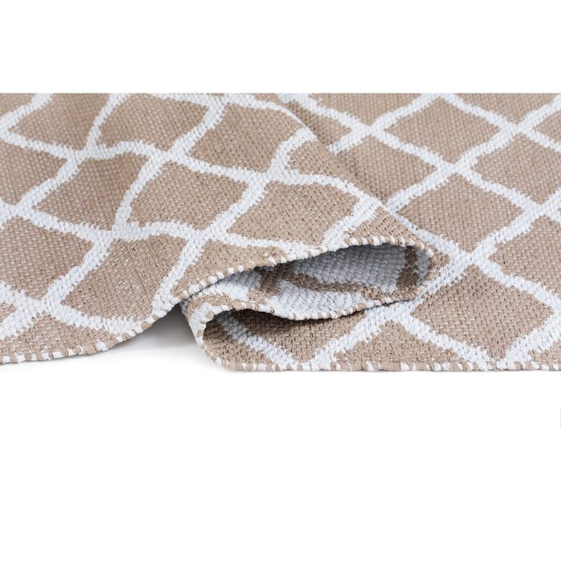 Plastteppe Hilma Wave - 70x150 cm, Lin - Tekstiler - Tepper & Matter - Utendørstepper - Plasttepper