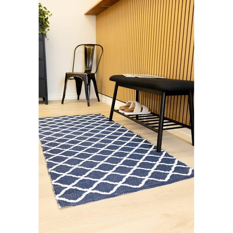 Plastteppe Hilma Wave - 70x200 cm, Blå - Tekstiler - Tepper & Matter - Utendørstepper - Plasttepper