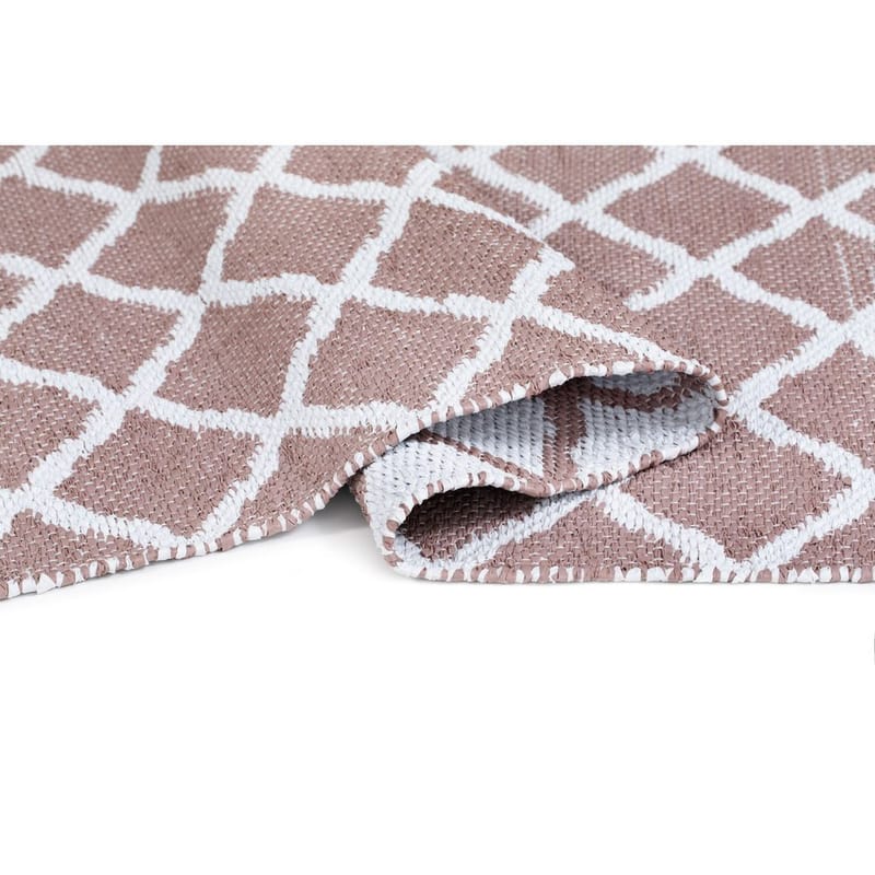 Plastteppe Hilma Wave - 70x200 cm, Rosa - Tekstiler - Tepper & Matter - Utendørstepper - Plasttepper