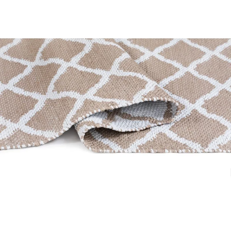 Plastteppe Hilma Wave - 70x250 cm, Lin - Tekstiler - Tepper & Matter - Utendørstepper - Plasttepper