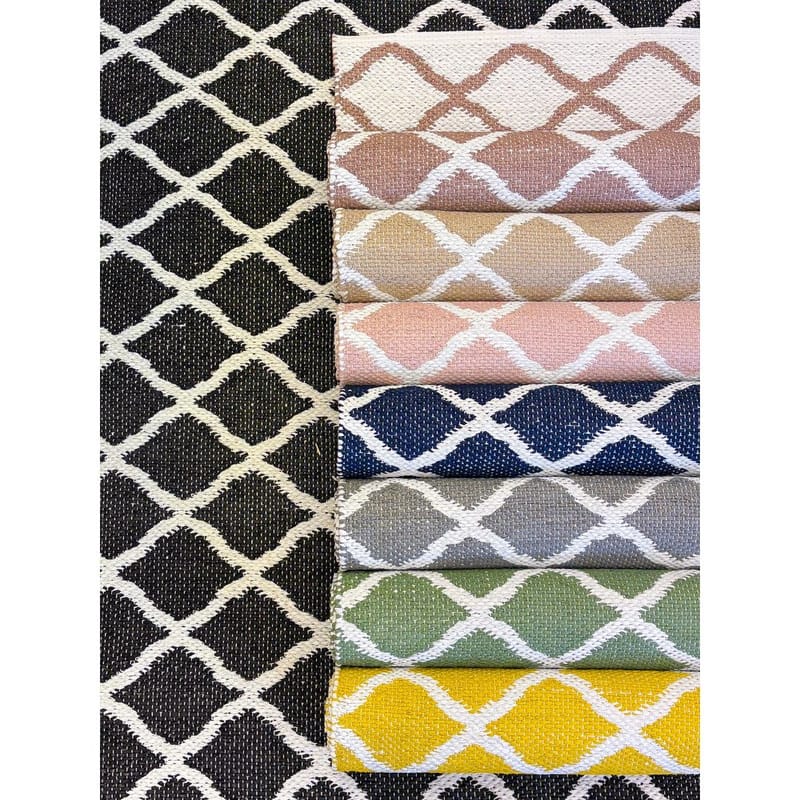 Plastteppe Hilma Wave - 70x250 cm, Rosa - Tekstiler - Tepper & Matter - Utendørstepper - Plasttepper