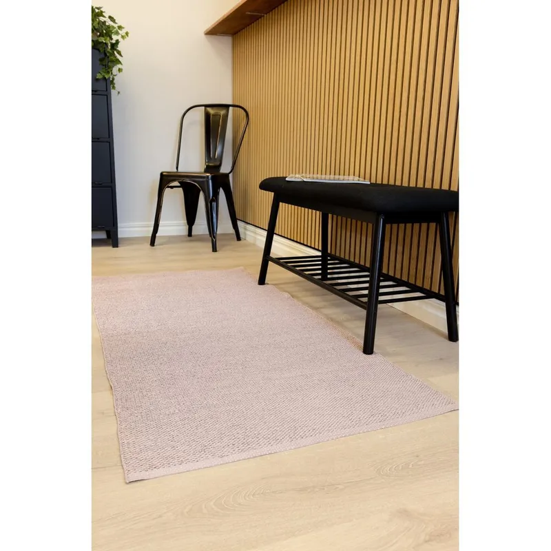 Plastteppe Hilma Plain - 70x200 cm, Rosa - Tekstiler - Tepper & Matter - Utendørstepper - Plasttepper