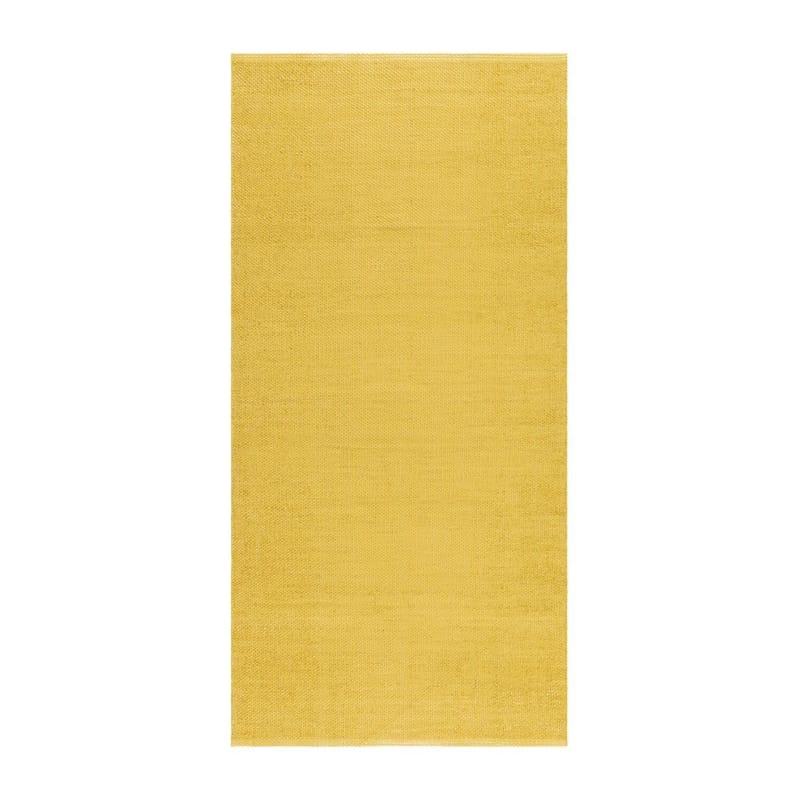 Plastteppe Hilma Plain - 70x300 cm, Gul - Tekstiler - Tepper & Matter - Utendørstepper - Plasttepper