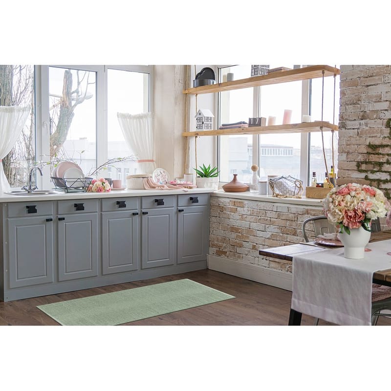 Plastteppe Hilma Plain - 70x300 cm, Grønn - Tekstiler - Tepper & Matter - Utendørstepper - Plasttepper