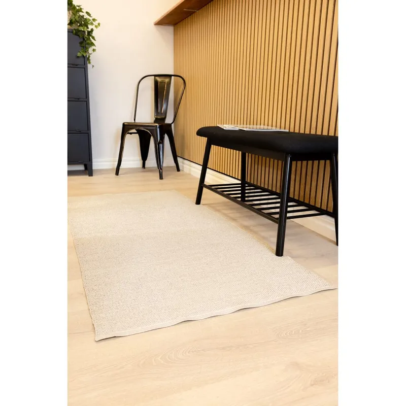 Plastteppe Hilma Plain - 70x250 cm, Lin - Tekstiler - Tepper & Matter - Utendørstepper - Plasttepper
