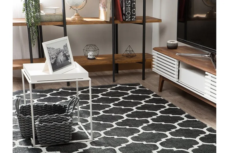 Aladana Matte 140 | 200 cm - Svart - Tekstiler - Tepper & Matter - Utendørstepper - Plasttepper